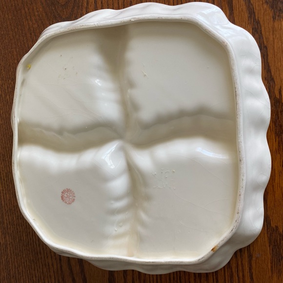 Gold Castle China 4 Section Floral Serving Tray Dish From Japan - Picture 4 of 10